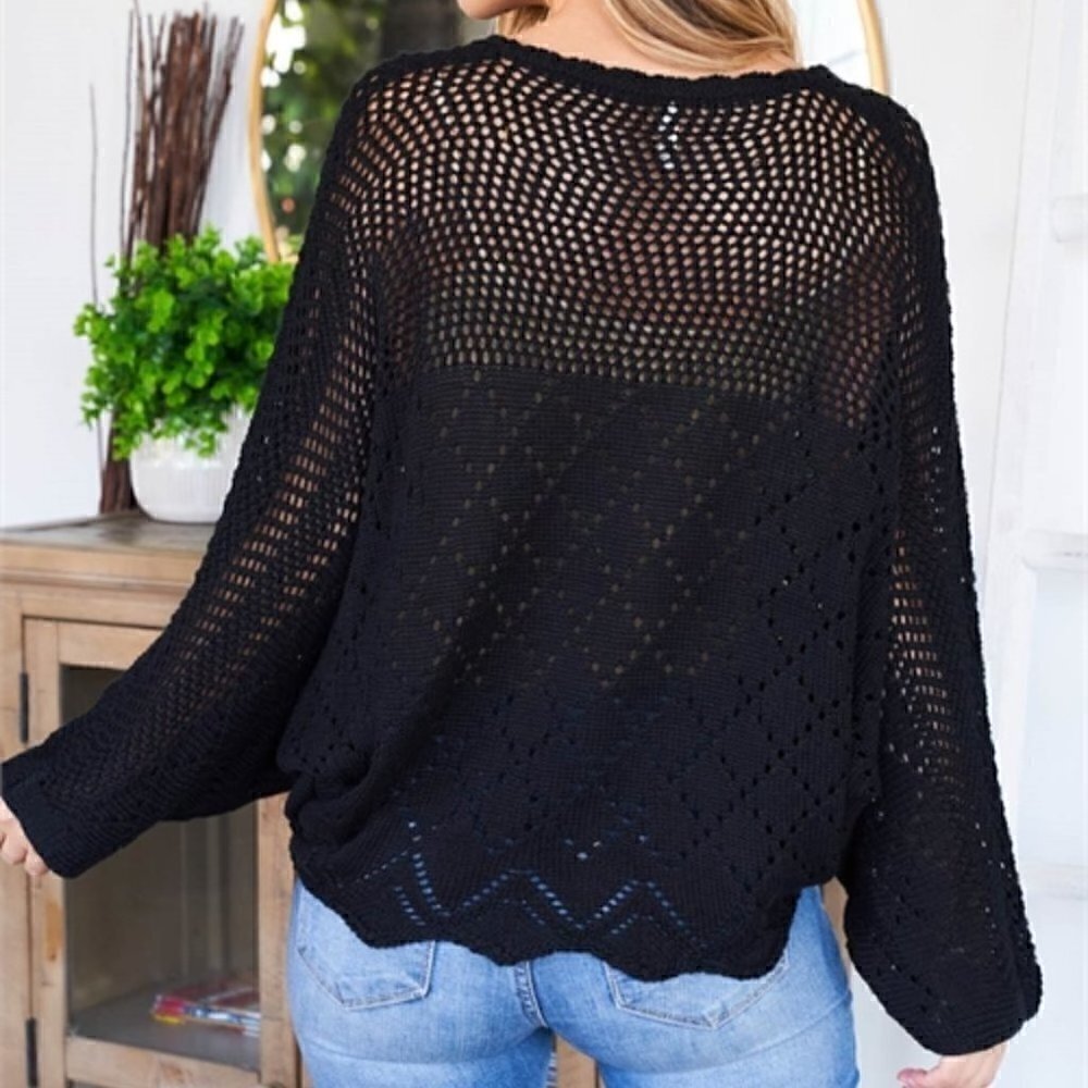BLACK SWEATER - Picture 2 of 7